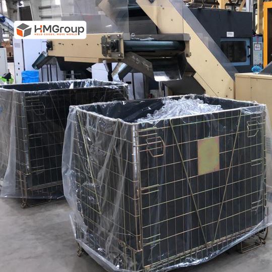 Lồng pallet lưới phôi PET